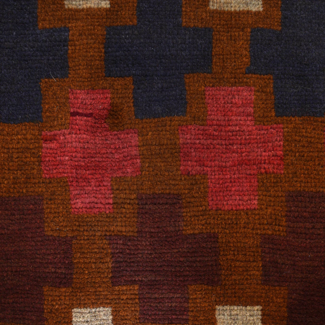 Handmade Balochi Rug 4' 4" x 6' 1" - No. AL88382