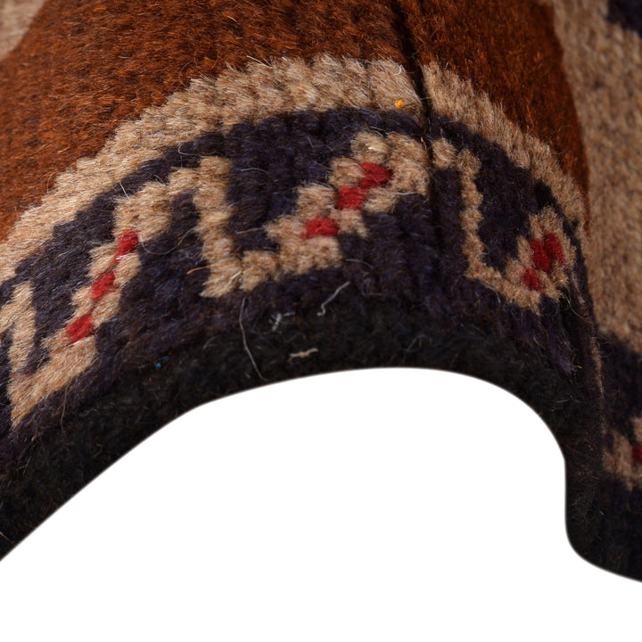 Tribal Baloch Rug 3' 7" x 5' 12" - No. AL51124