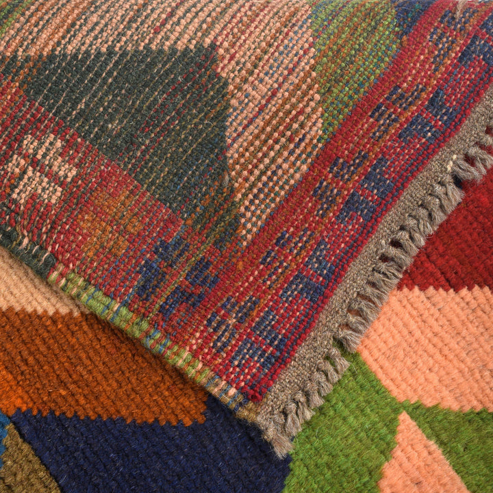 Afghan Baluchi Rug 3' 8" x 6' 3" Hand-Knotted pattern