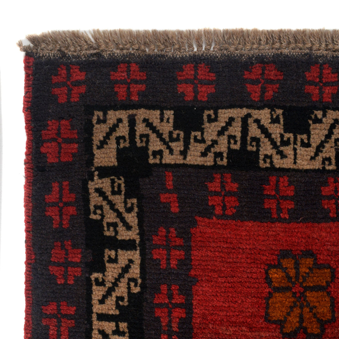 Tribal Baloch Rug 3' 9" x 6' 3" - No. AL74750