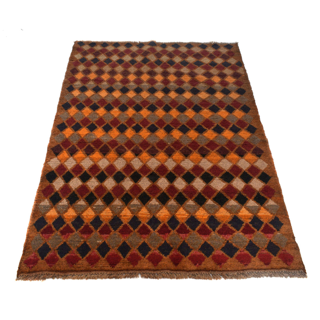 Tribal Baloch Rug 3' 10" x 6' 2" - No. AL28803
