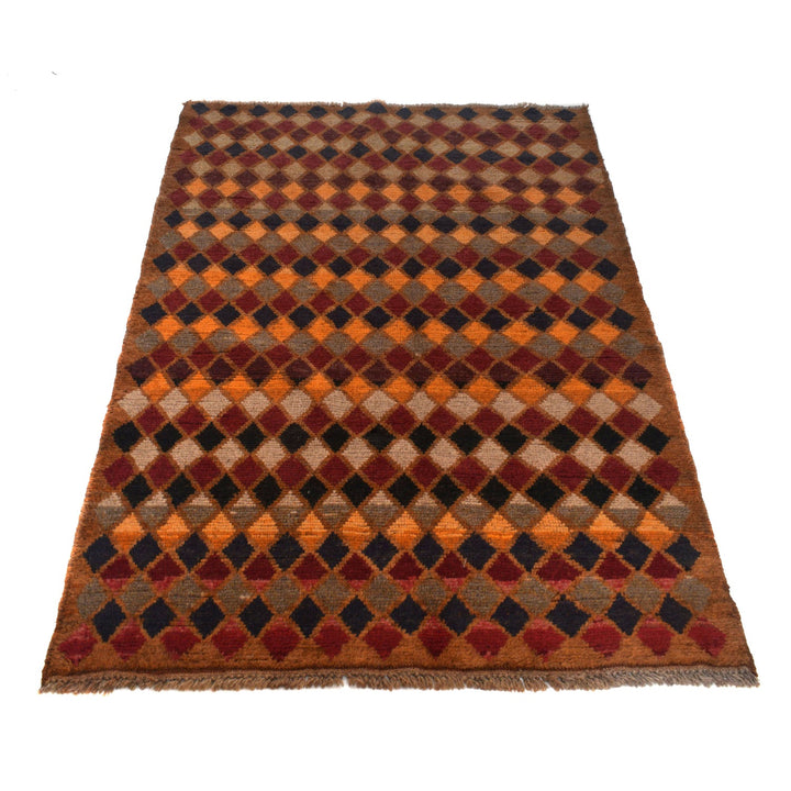 Tribal Baloch Rug 3' 10" x 6' 2" - No. AL89348