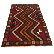 Tribal Baloch Rug 3' 3" x 6' 4" - No. AL18516