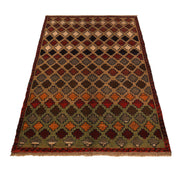 Tribal Baloch Rug 3' 10" x 5' 12" - No. AL43283