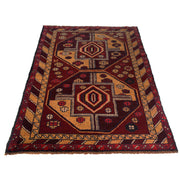 Tribal Baloch Rug 3' 10" x 6' 4" - No. AL33889