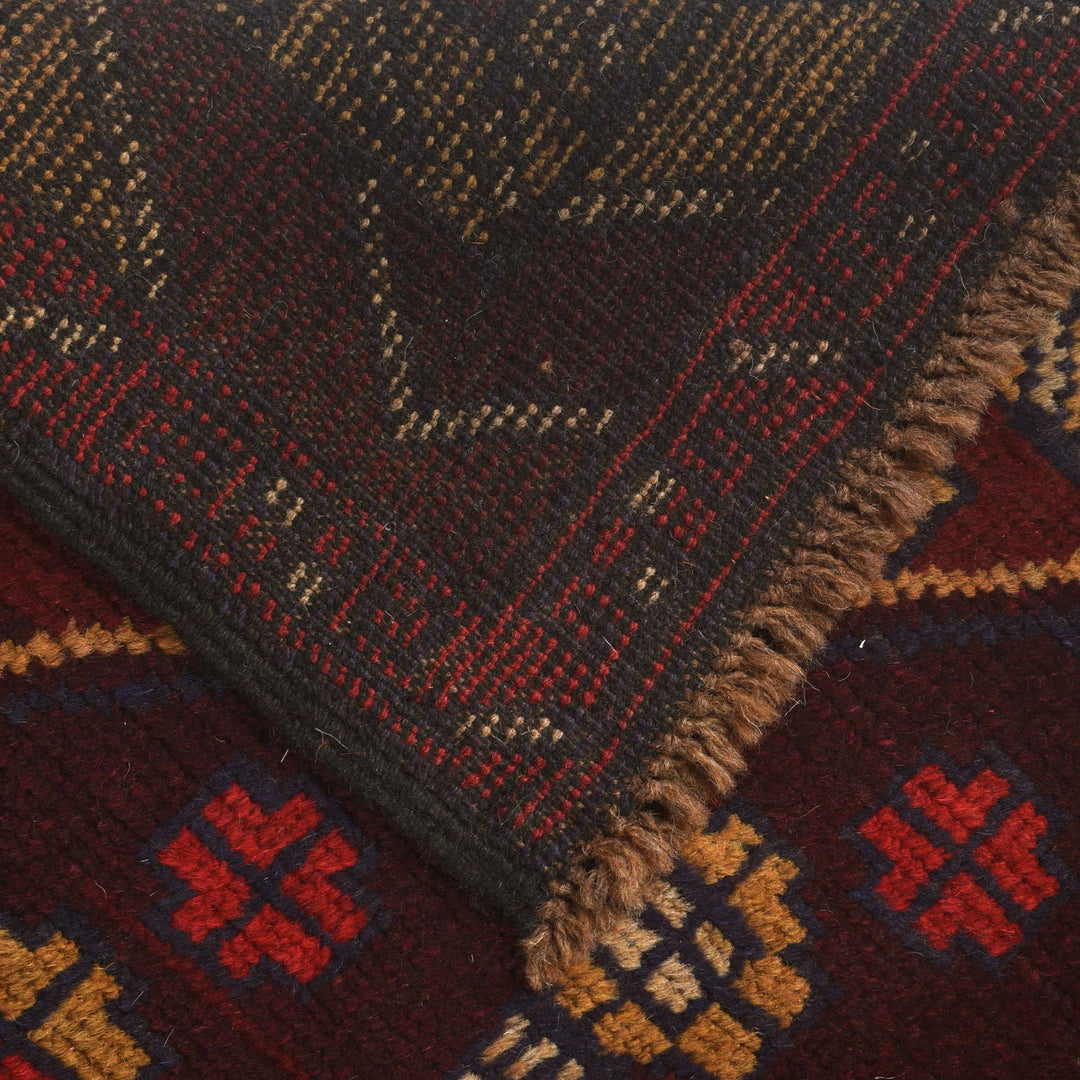 Tribal Baloch Rug 3' 10" x 6' 4" - No. AL33889