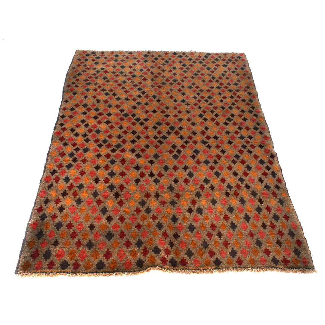 Tribal Baloch Rug 3' 11" x 6' 2" - No. AL61635