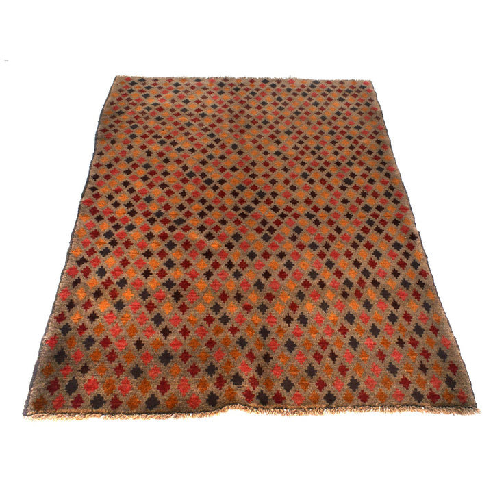 Tribal Baloch Rug 3' 11" x 6' 2" - No. AL61635