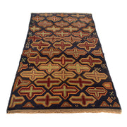 Tribal Baloch Rug 3' 3" x 5' 12" - No. AL19433