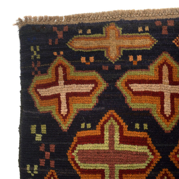 Tribal Baloch Rug 3' 3" x 5' 12" - No. AL19433