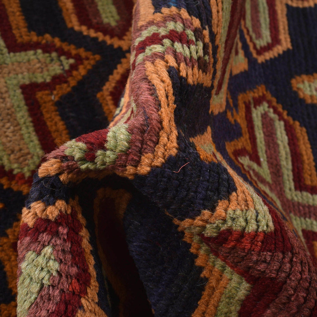 Tribal Baloch Rug 3' 3" x 5' 12" - No. AL19433