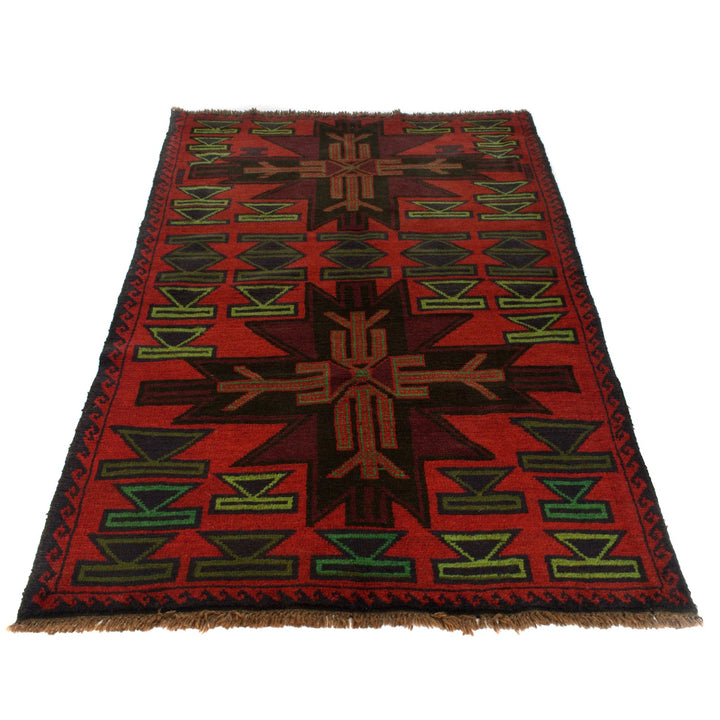 Tribal Baloch Rug 4' 0" x 6' 8" - No. AL39724