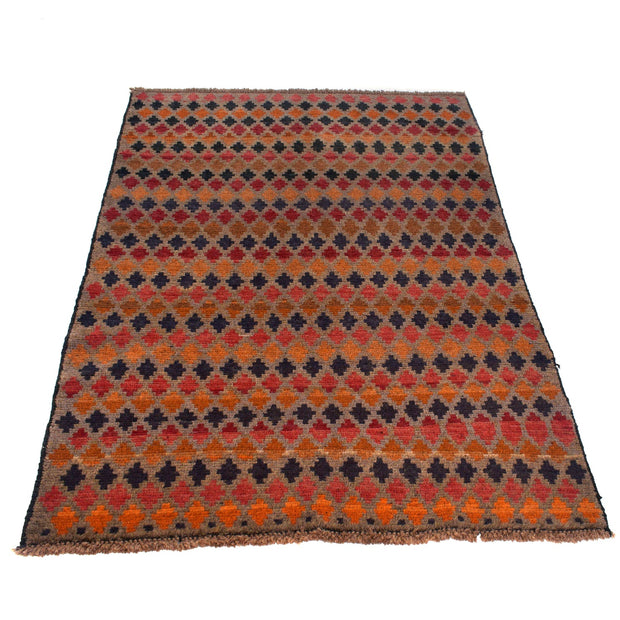 Tribal Baloch Rug 3' 7" x 5' 9" - No. AL60461