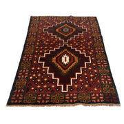Tribal Baloch Rug 3' 8" x 6' 1" - No. AL24812