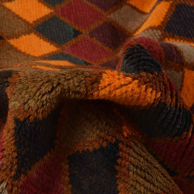 Tribal Baloch Rug 3' 8" x 6' 4" - No. AL60358