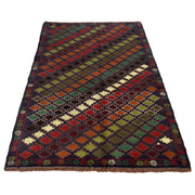 Tribal Baloch Rug 3' 12" x 6' 3" - No. AL41403
