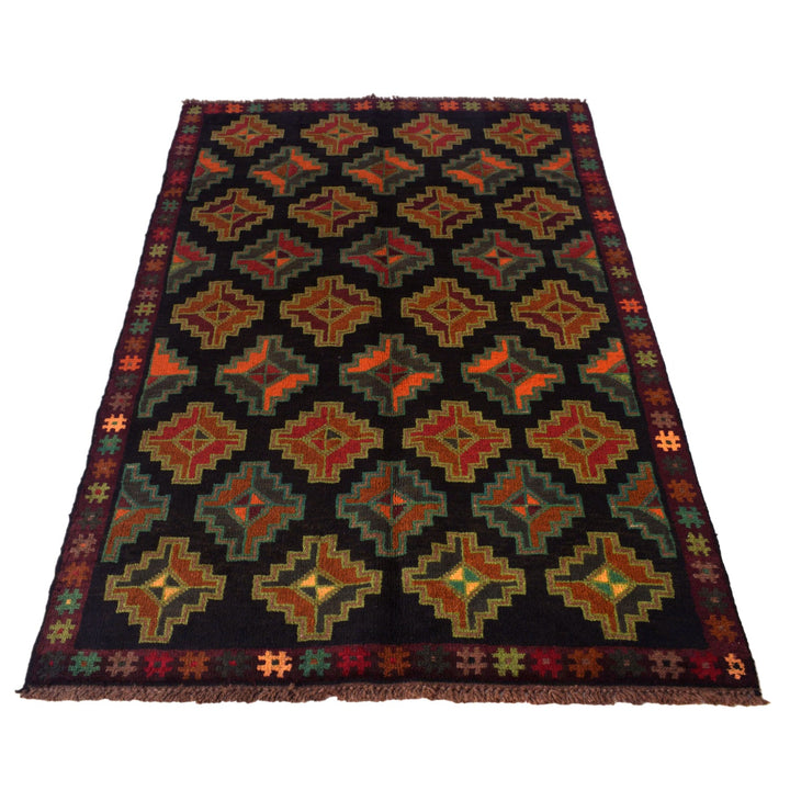 Tribal Baloch Rug 3' 11" x 6' 1" - No. AL77937