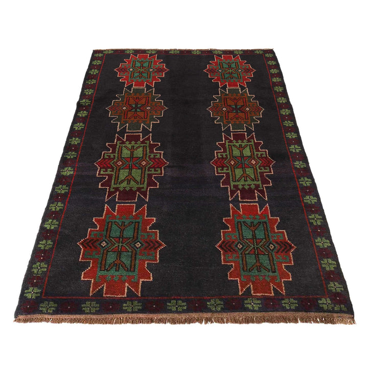 Tribal Baloch Rug 4' 2" x 6' 5" - No. AL29126