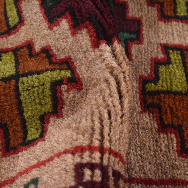Tribal Baloch Rug 3' 9" x 6' 3" - No. AL17667