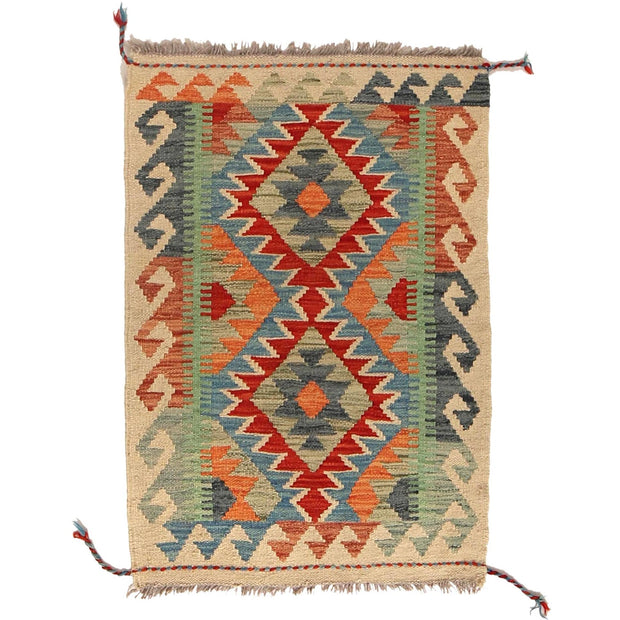 Hand Knotted Flatweave Kilim 2' 0" x 2' 10" - No. AL57882