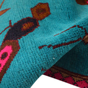 Hand-Knotted Afghan War Carpet 2' 8" x 4' 2" - No. AL92564