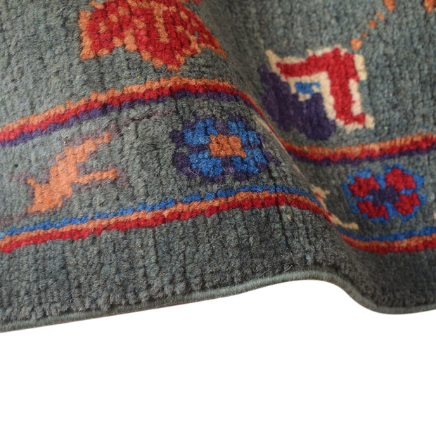 Hand knotted Kazak Carpet 9' 1" x 11' 11" - No. AL27431