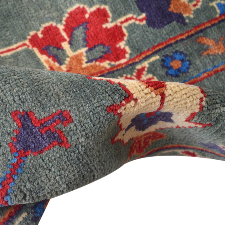 Hand knotted Kazak Carpet 9' 1" x 11' 11" - No. AL27431