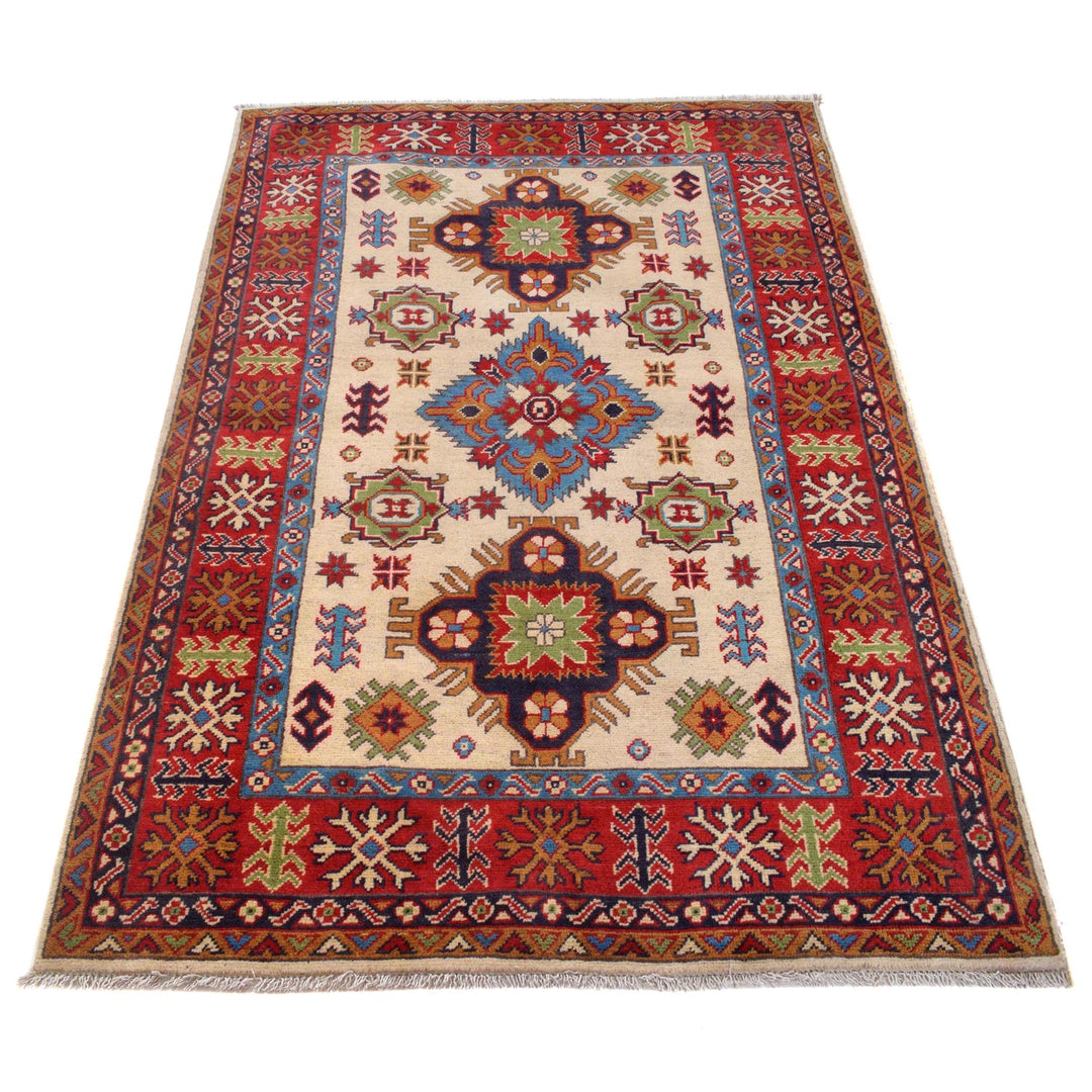 Hand knotted Kazak Rugs 3' 11" x 5' 9" - No. AL98419