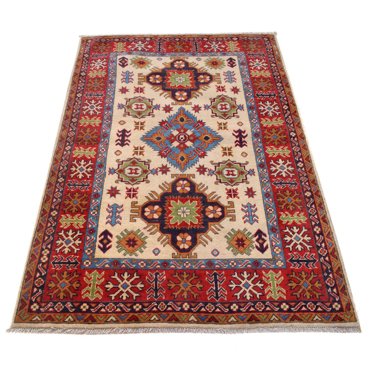 Hand knotted Kazak Rugs 3' 11" x 5' 9" - No. AL98419
