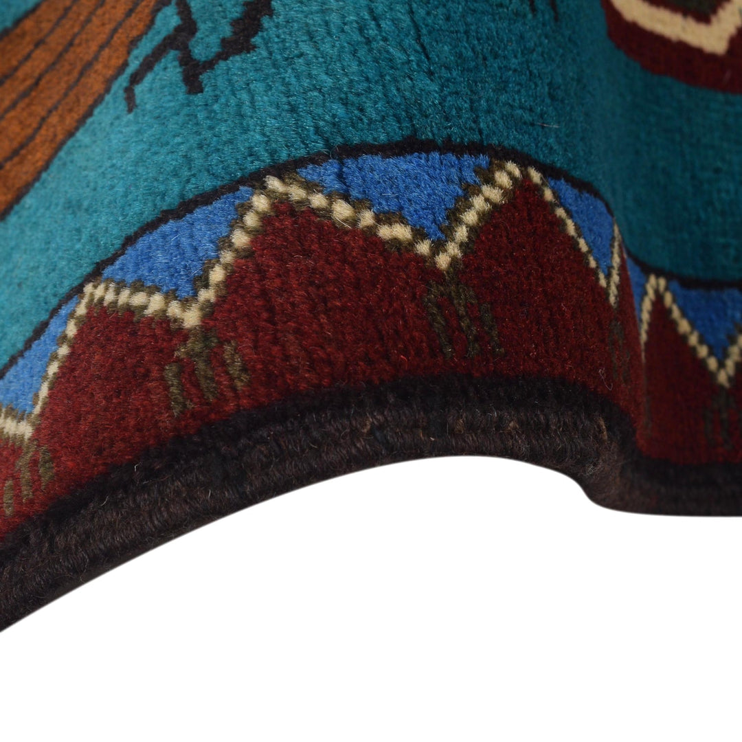 Handcrafted Afghan War Rug 2' 10" x 4' 0" - No. AL26212