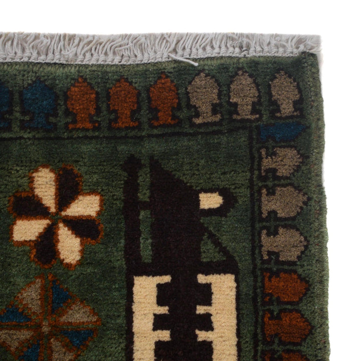 Handmade Afghan War Area Rug 2' 10" x 4' 0" - No. AL54966