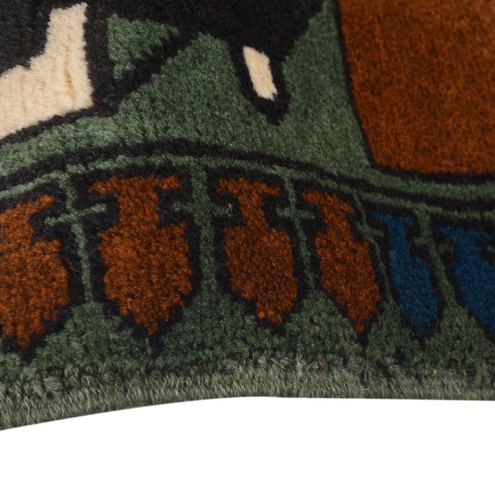 Handmade Afghan War Area Rug 2' 10" x 4' 0" - No. AL54966