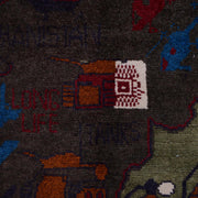 Handmade Afghan War Area Rug 2' 8" x 4' 1" - No. AL76119