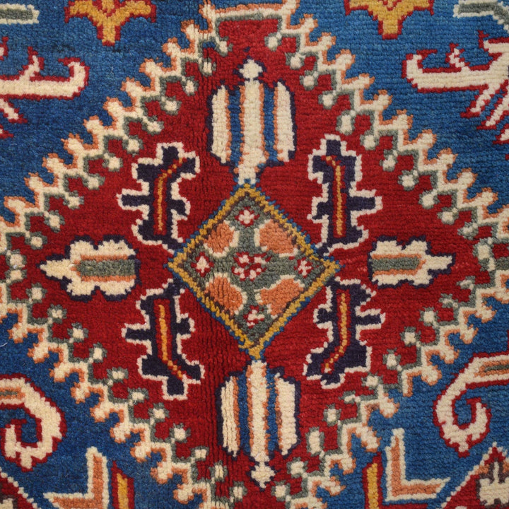 Handmade Kazak Area Rug 3' 11" x 5' 11" - No. AL18963