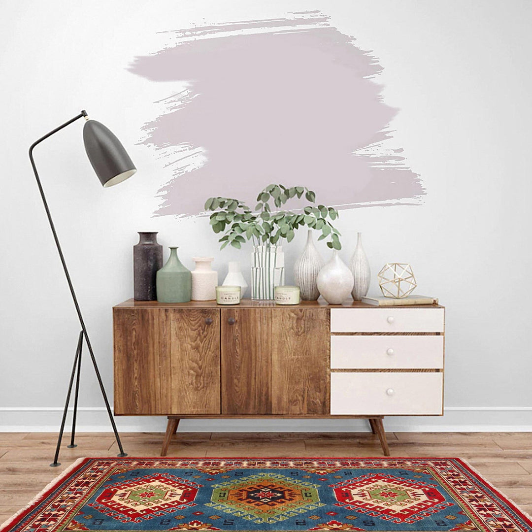 Blue Kazak Rug 3' 3" x 4' 7" - No. AL53074