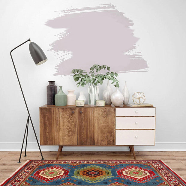 Blue Kazak Rug 3' 3" x 4' 7" - No. AL53074