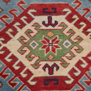 Hand knotted Kazak Carpet 3' 1" x 4' 11" - No. AL48552