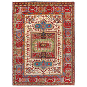 Hand knotted Kazak Carpet 4' 7" x 6' 6" - No. AL22600