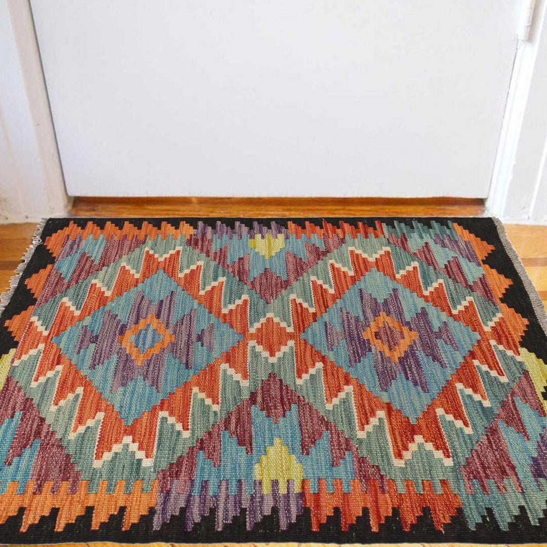 Small Size Chobi Kilim 2' 0 x 3' 1" - No. AL30968