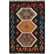 Hand Woven Wool Kelim 2' 0 x 2' 10" - No. AL81919