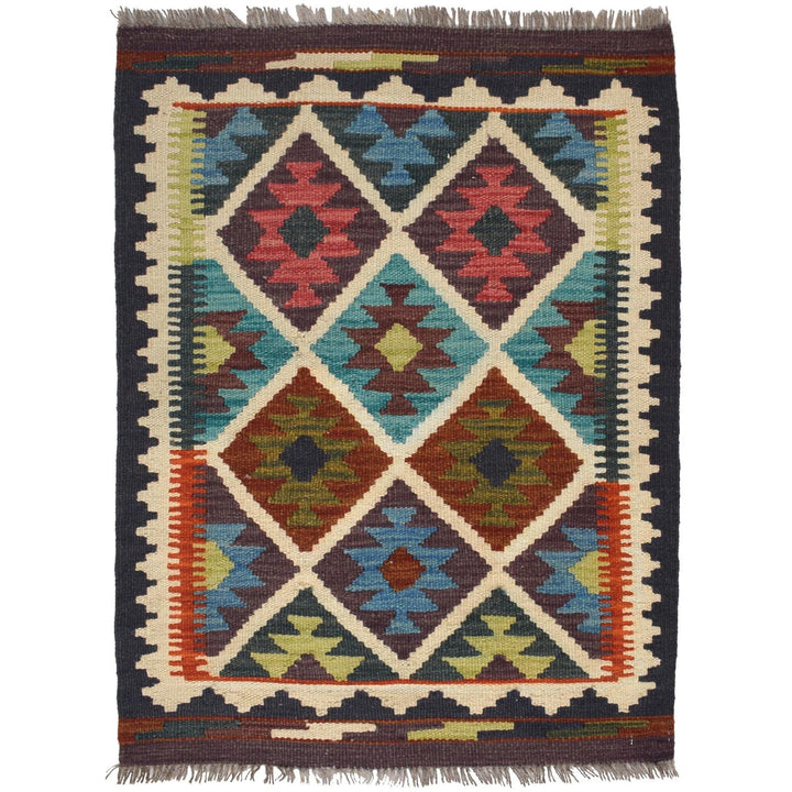 Hand Knotted Flatweave Kilim 2' 1 x 2' 9" - No. AL63035