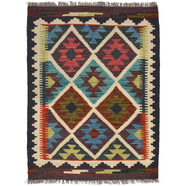 Hand Knotted Flatweave Kilim 2' 1 x 2' 9" - No. AL63035