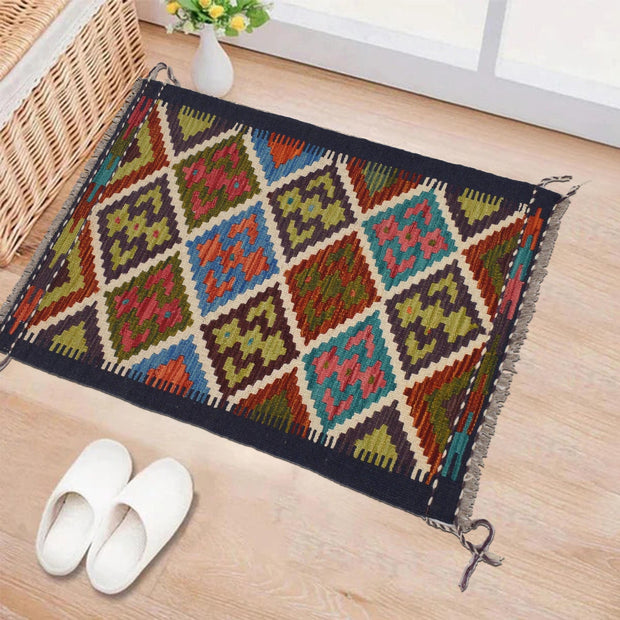 Handmade Afghan Vegetable Kilim 2' 0 x 2' 11" - No. AL69809