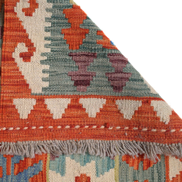 Handmade Vegetable Kelim Runner 2' 7" x 9' 9" - No. AL91887