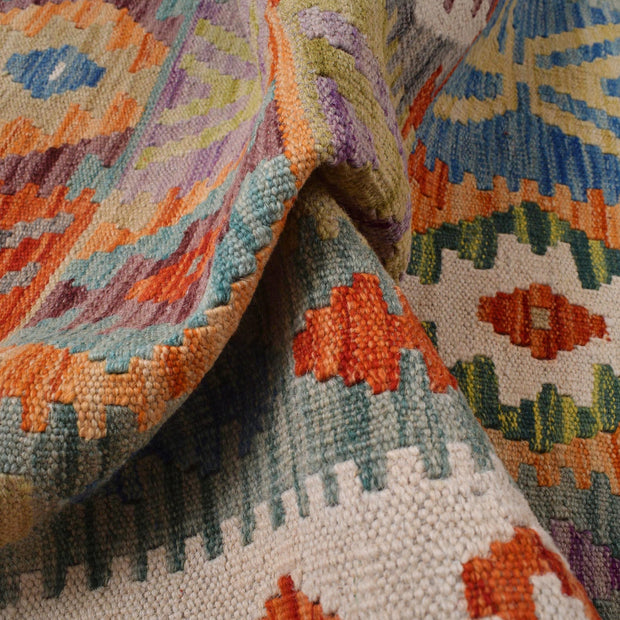 Handmade Vegetable Kelim Runner 2' 7" x 9' 9" - No. AL91887