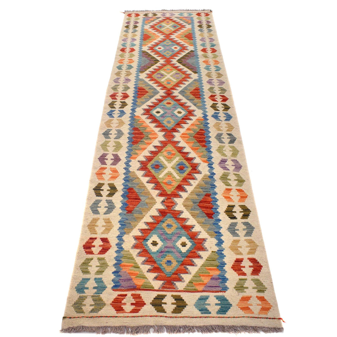 Handmade Vegetable Kelim Runner 2' 8" x 9' 5" - No. AL25730