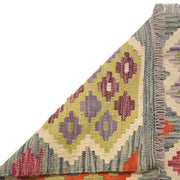 Handmade Afghan Vegetable Kilim Runner 2' 8" x 9' 10" - No. AL93542