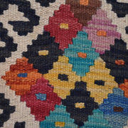 Hand Made Afghan Kilim Runner 2' 7" x 9' 9" - No. AL75602