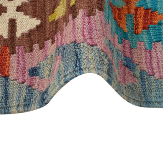 Hand Made Afghan Kilim Runner 2' 7" x 9' 9" - No. AL75602