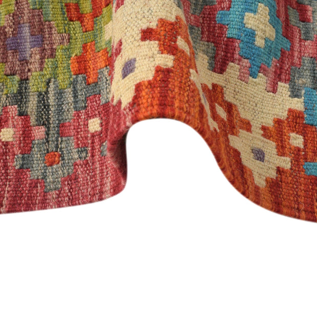 Handmade Afghan Vegetable Kilim Runner 2' 9" x 9' 4" - No. AL54640